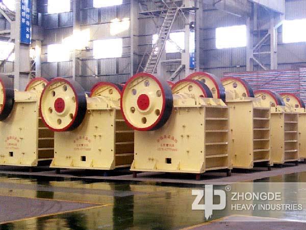 Glass jaw crusher